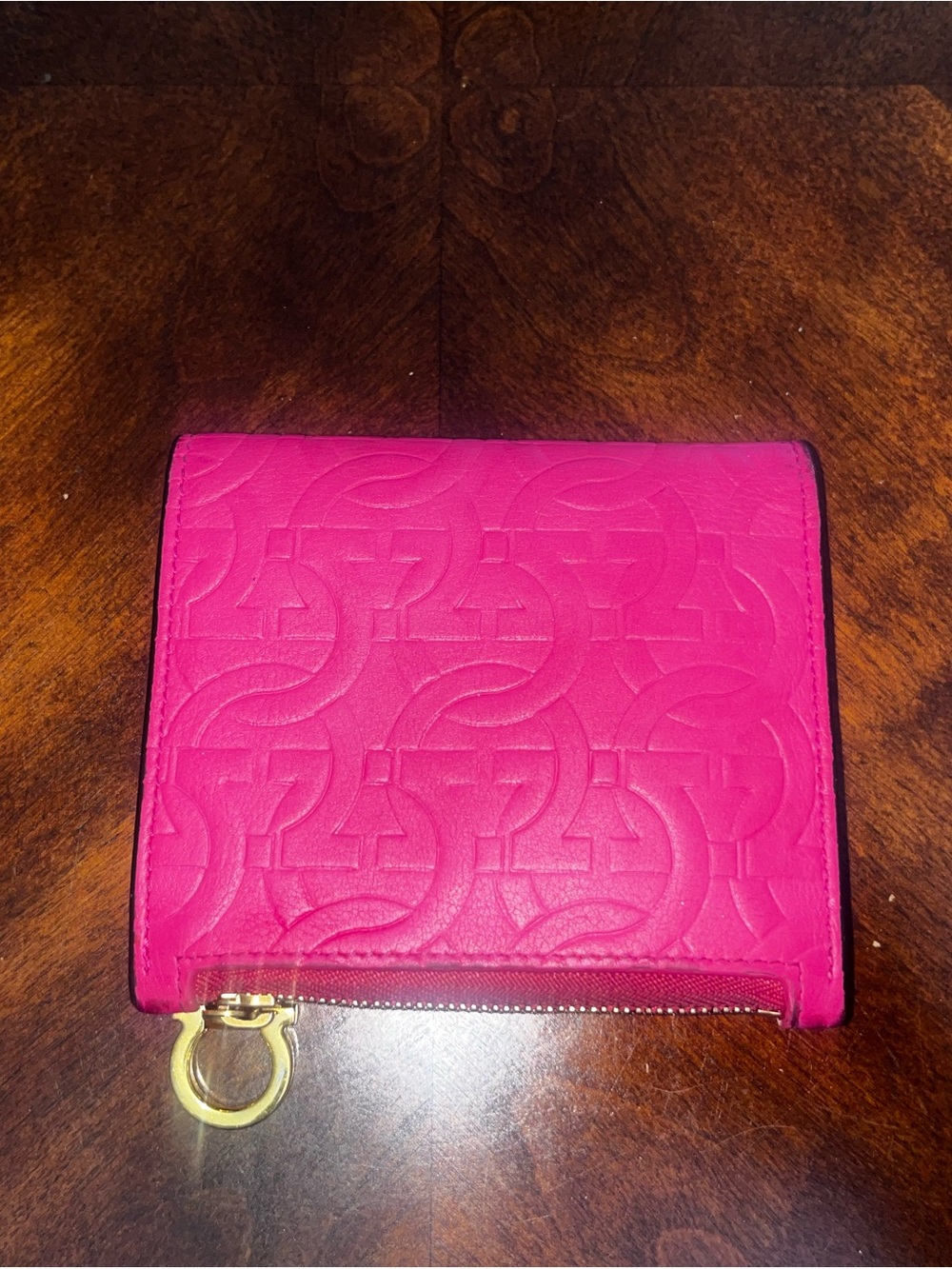 Ferragamo Embossed Leather Wallet
